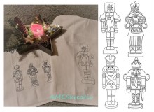 Stickserie - Nussknacker Doodle